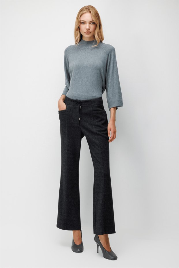 Beli Lace-Up Green Trousers 04211
