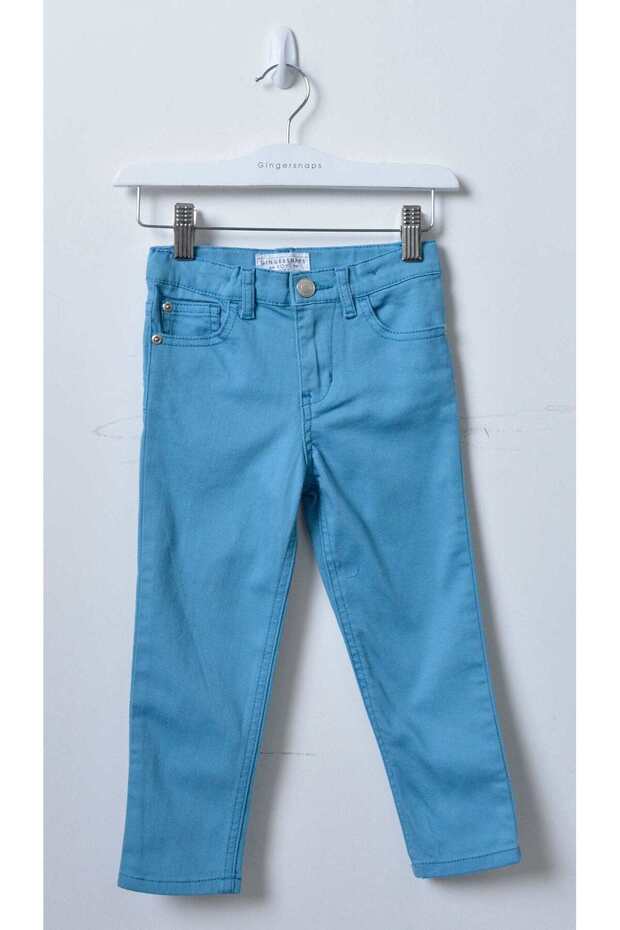 Boys Light Blue Solid Jeans