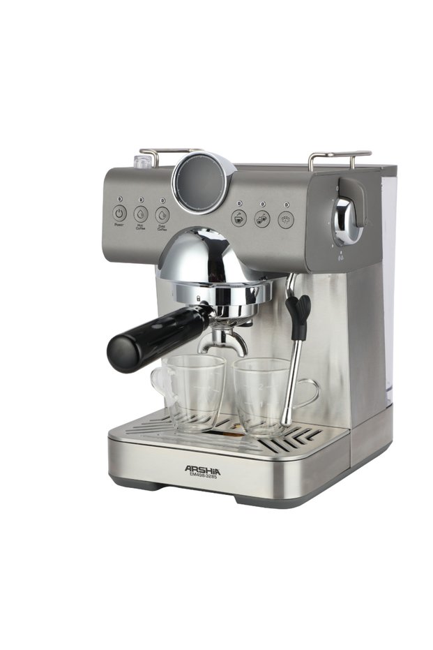 Espresso Maker EM 498 – 20-Bar Pressure, 1.5 L Water Tank, 1250–1450 W, Home Coffee Machine with Pitcher & Tamper