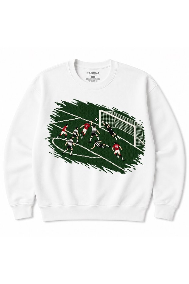 Last-Minute Header Goal Football Graphic Sweatshirt