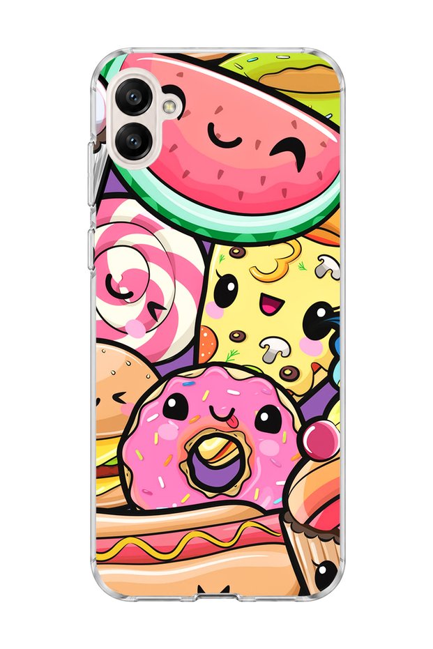 Samsung Galaxy A07 Compatible Cute Watermelon Sweet Printed Transparent Phone Case