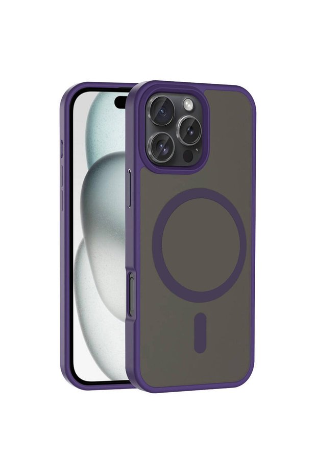iPhone 16 Pro Max Case Magsafe Supported Camera Raised Silicone Matte Anti-Fingerprint