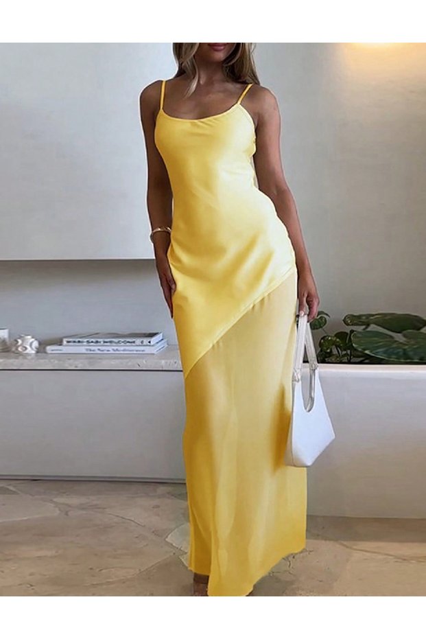 Rochie lunga, Galben