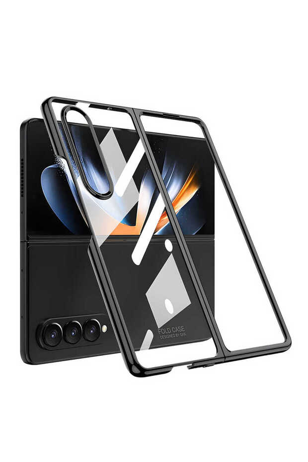 Galaxy Z Fold 4 Case Full Glass Clip Case