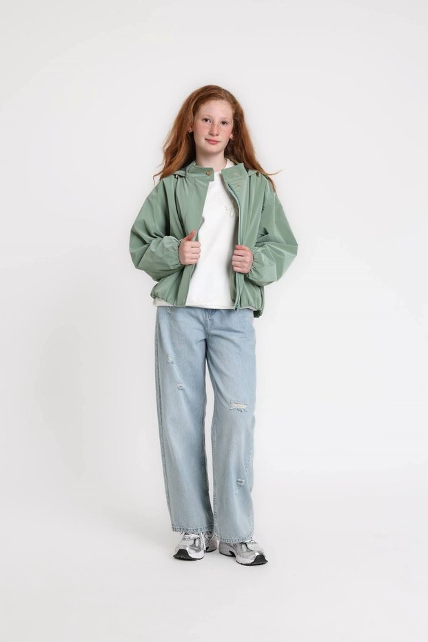 Girl's Raincoat 9-14 Years Mint