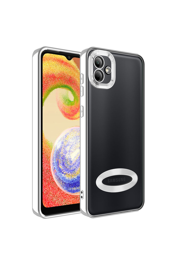 Galaxy A04 Case with Camera Lens Protection, Logo Display, Slim and Lightweight
