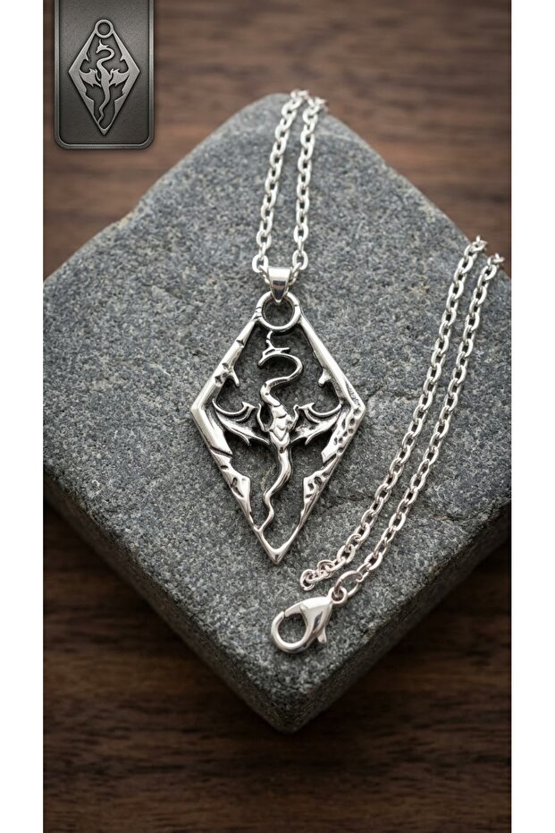 The Elder Scrolls V Skyrim Akatosh Seal Themed Necklace
