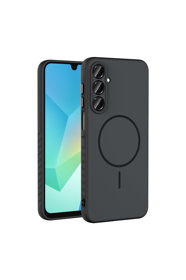 Galaxy A16 Case with Camera Lens Protection, Magsafe Compatible Silicone
