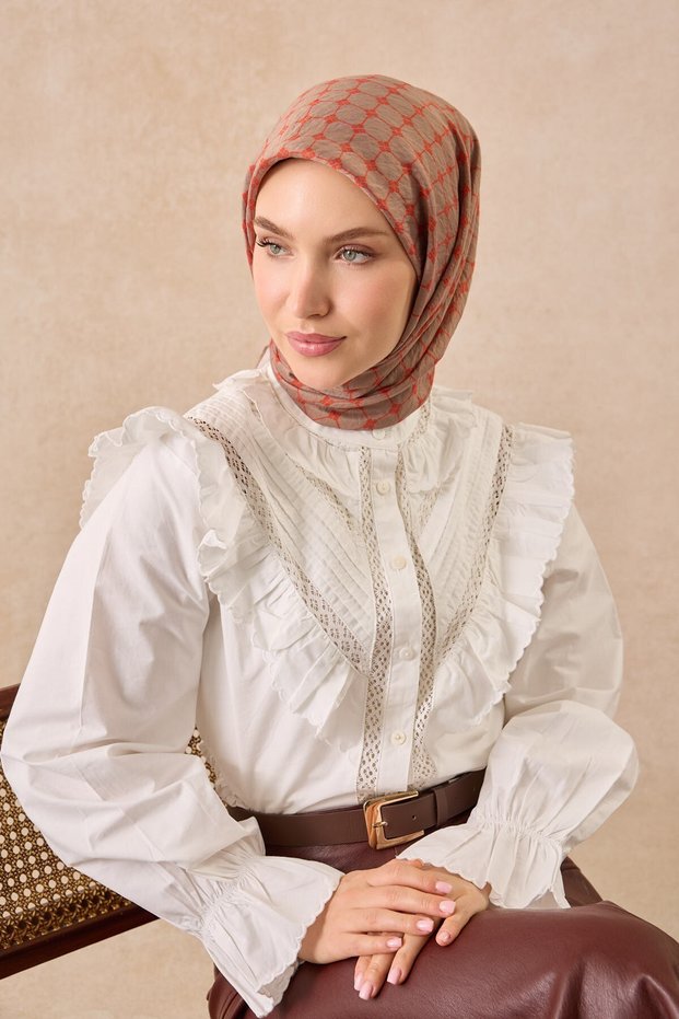 وشاح سيلك هوم أوليندا من فرو المنك