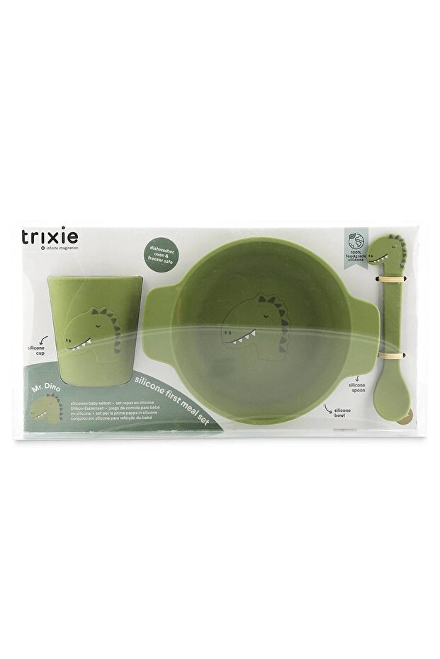 Mr.Dino Boy's Silicone Dinnerware Set 96-435