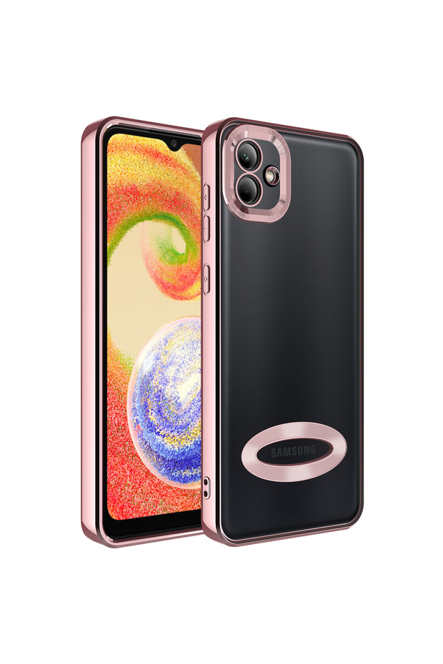 Galaxy A04 Case with Camera Lens Protection, Logo Display, Slim and Lightweight