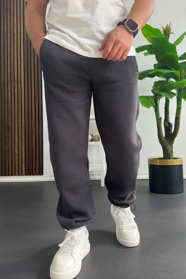 Men's Thick Sweatpants with Stoppers Smoked Edw520