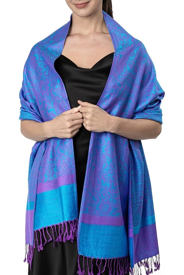 شال باشمينا للنساء طراز Achir-001