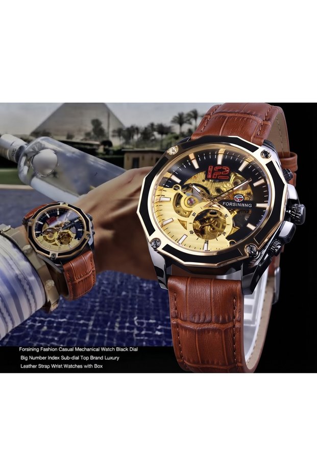 Automatic Mechanism Men's Wristwatch
