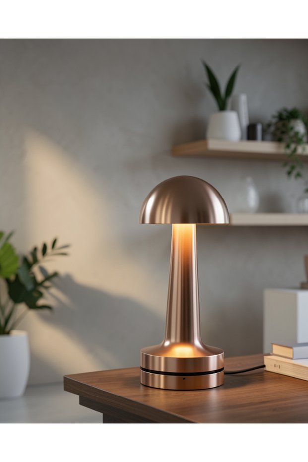 Touch Led Night Light Mushroom Form