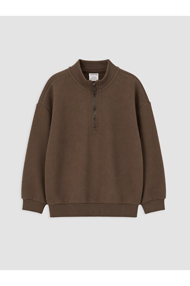 Rmz Gi̇yi̇m Farkiyla Dik Roba Collar Boys' Sweatshirt