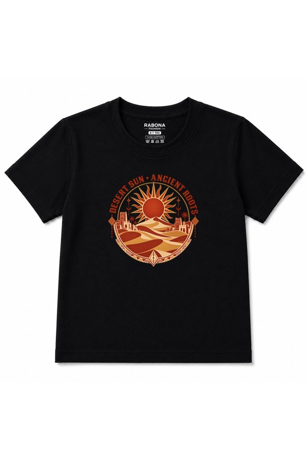 Desert Sun Ancient Roots Heritage Graphic Kids T-Shirt