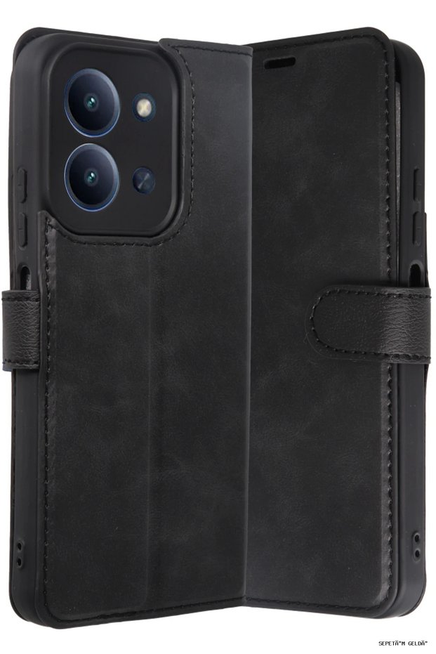 Spt-Gld Newface Redmi 15C 4g Tr S Plus Flip Cover Case (222159) - Black
