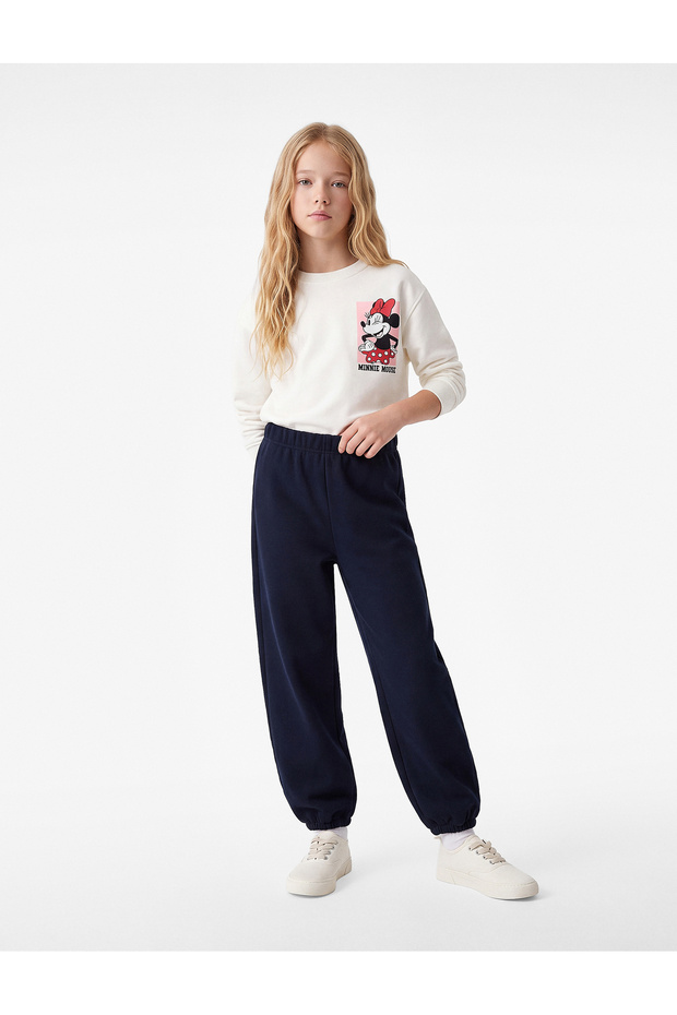 Elastic Waist Balloon Form Pants