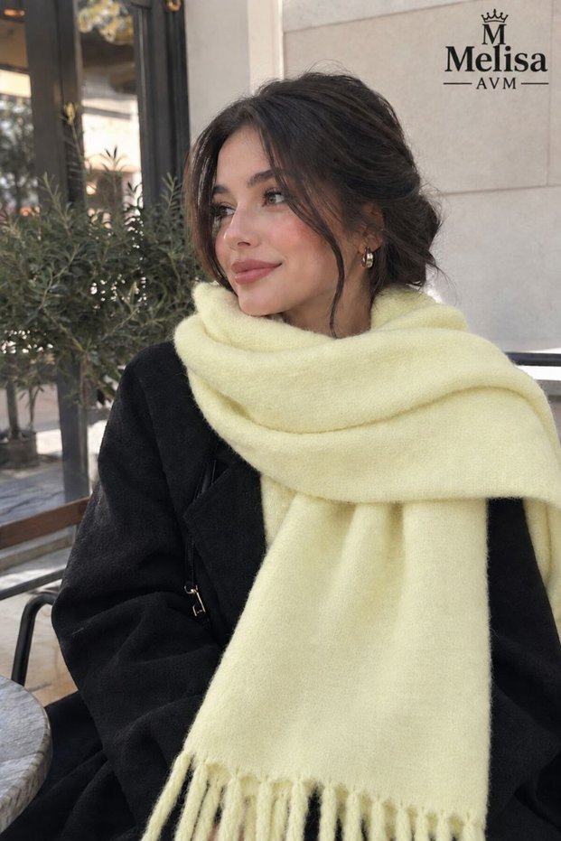 Puffy Soft Textured Women's Scarf Shawl Shoulder Wrap