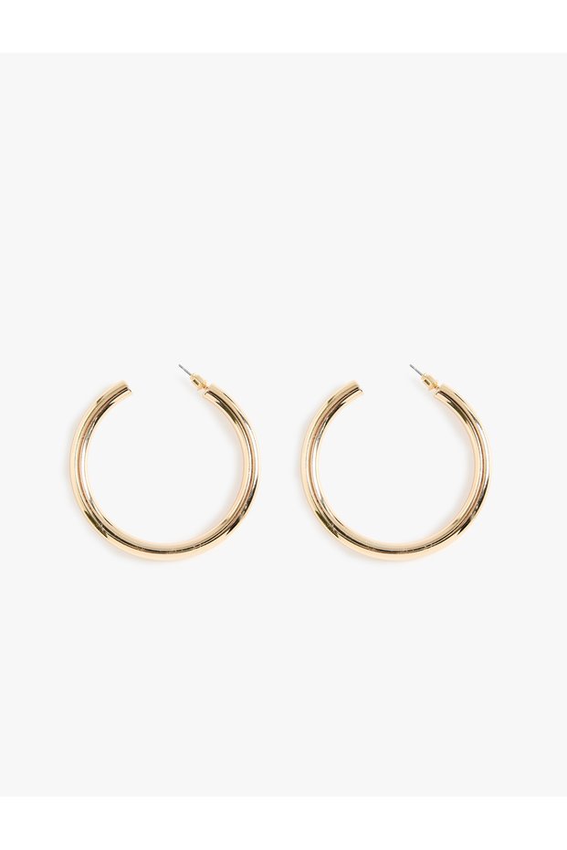 Steel Hoop Earrings