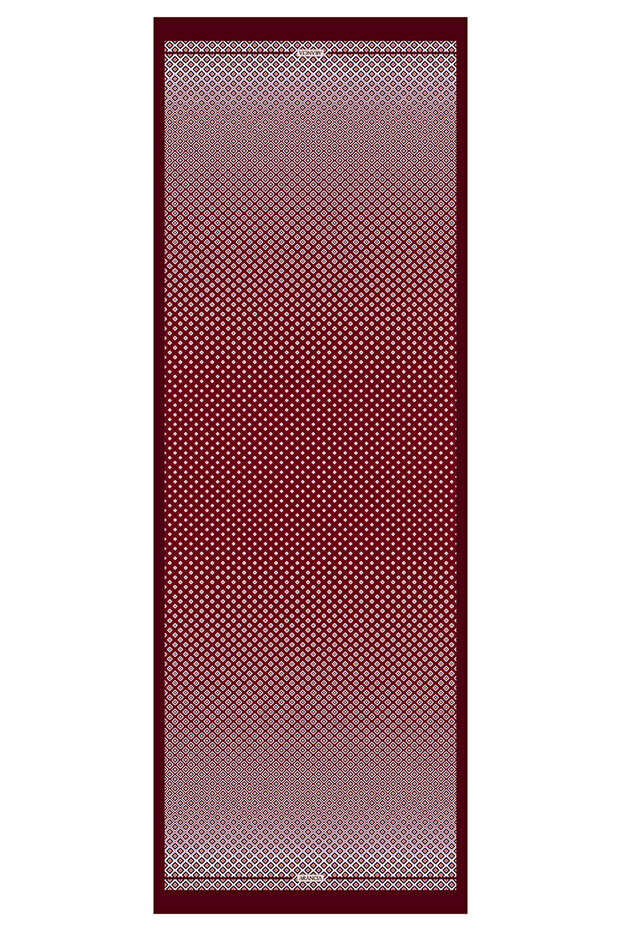 Burgundy 75X200 Viscose Shawl