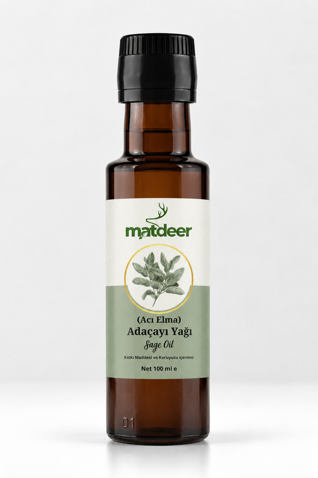 100 ml Sage (Bitter Apple) Oil - Purifying and Balancing Aromatherapy Skin and Ambient Fragrance - 100% Pure