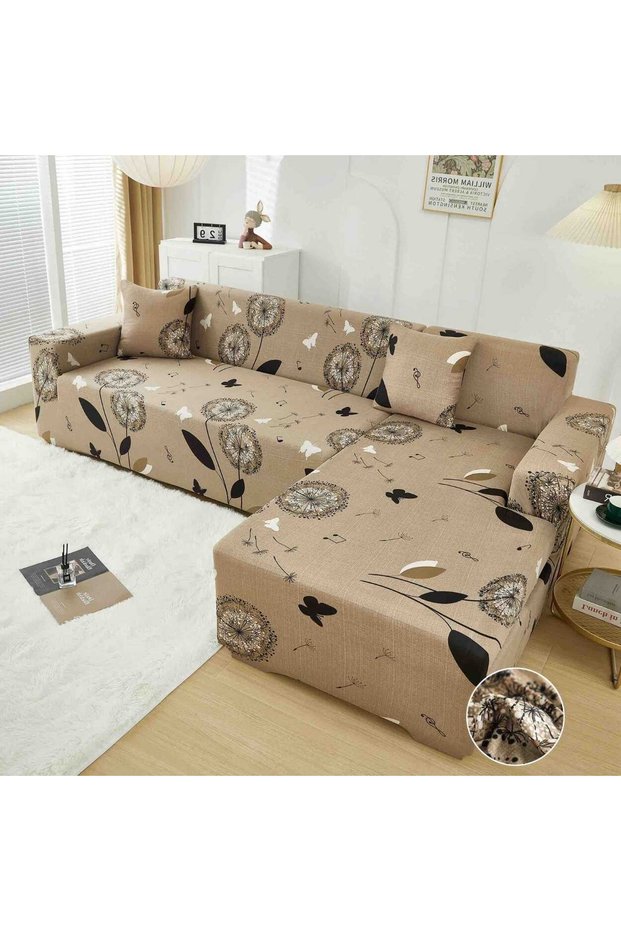 Set huse elastice pentru coltar, bej, HEJ-60