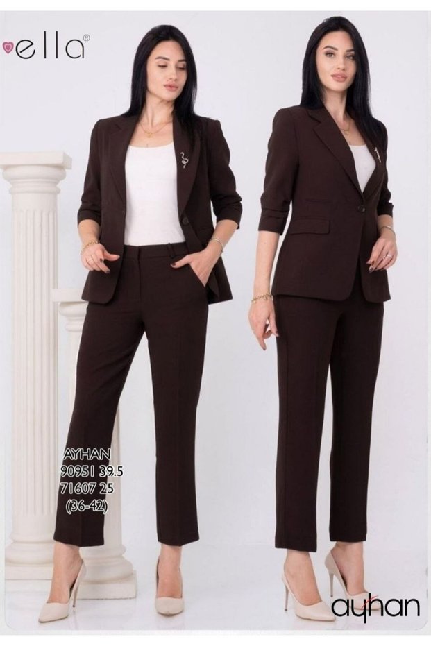 Drawstring Sleeves, Bronchial Detail, Side Pockets, Straight Leg Double Suit