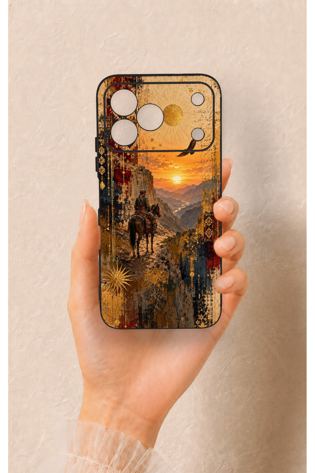 Tecno Spark 50 4g Compatible Steppe Passenger Patterned Silicone Case