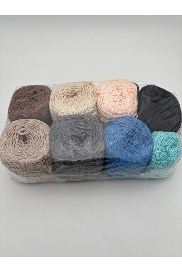 1 kg Cotton Hand Knitting Thread/Cotton Thread/Motif Thread/Runner Thread-Multicolor