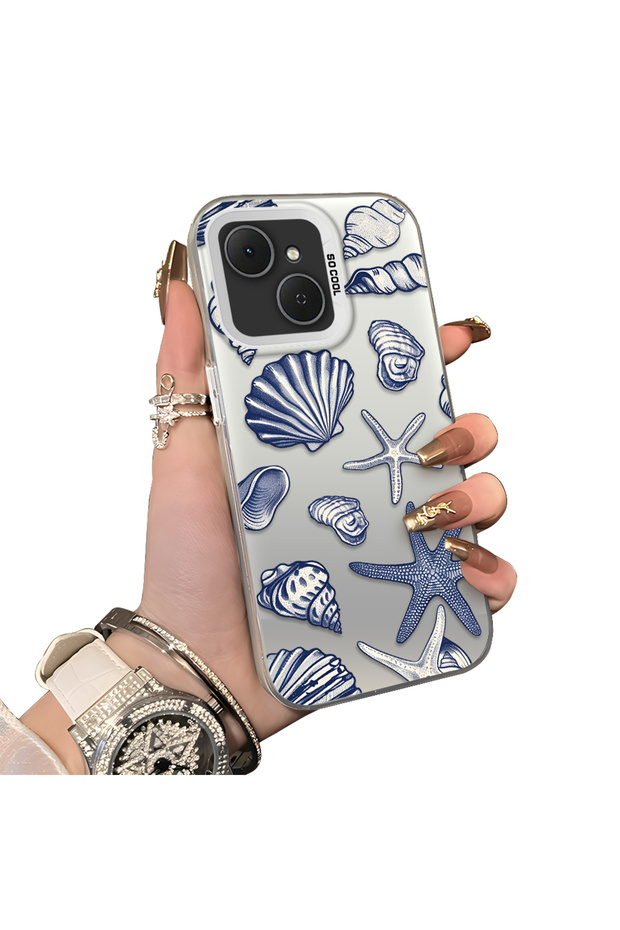 Tecno Spark 40C Compatible Silicone Edge Hard Back Case Shell Patterned Couple Phone Case