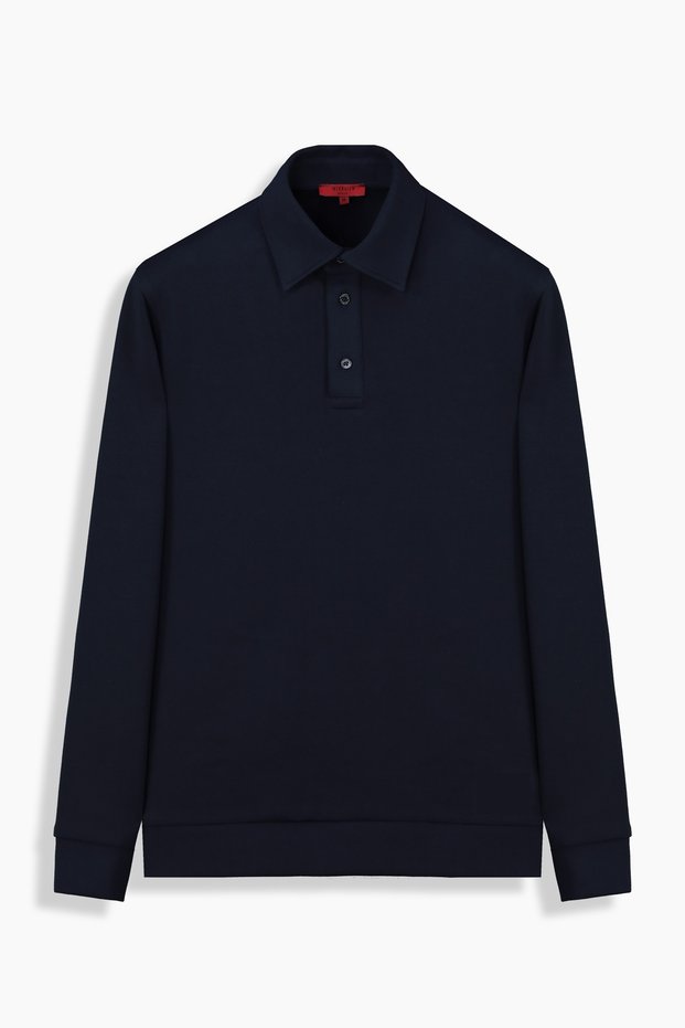 Interview Polo Collar Cotton Sweat T-Shirt