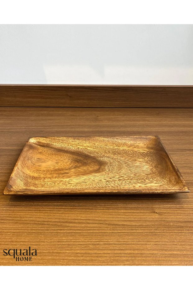 Acacia Rectangular Plate Large