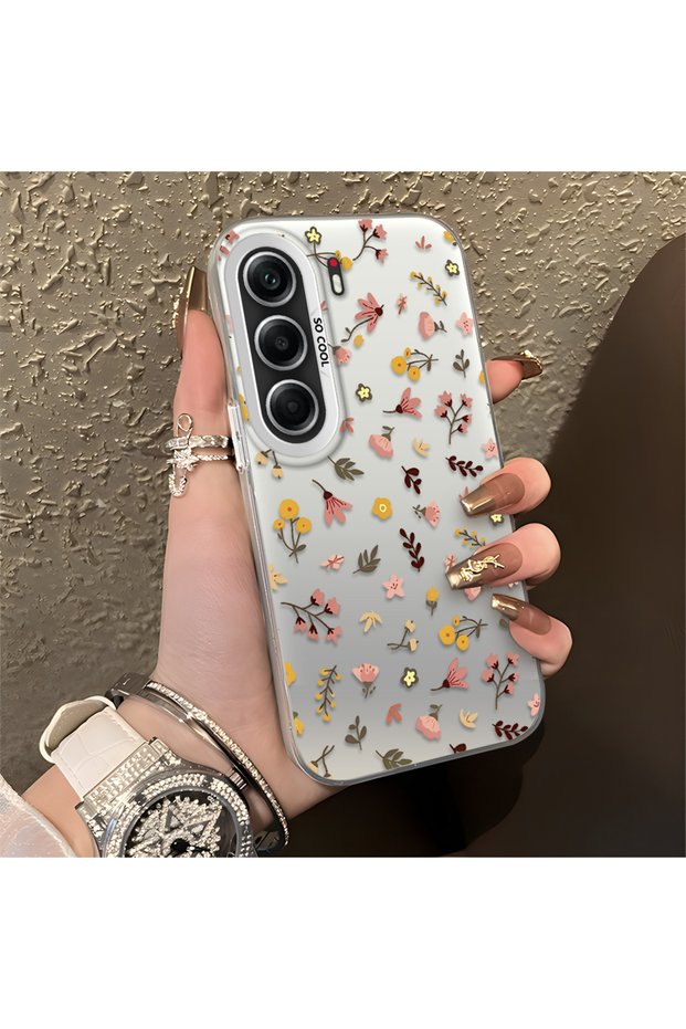 Tecno Camon 40 Pro 5g Compatible Simple Stylish Small Floral Pattern Phone Case, Shockproof