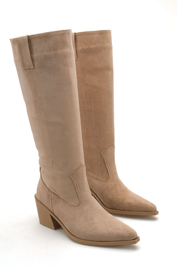 Women's Vento Low Heeled Cowboy Boots - Mink