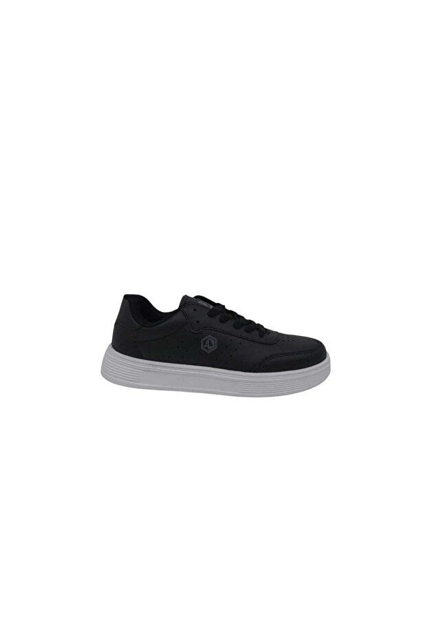 310 Men's Black Lace-Up Stylish Sports Shoes for Daily Use