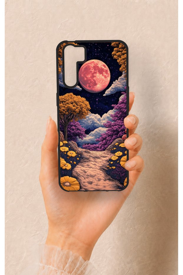 Oppo A91 Compatible Magical Forest Pattern Silicone Case