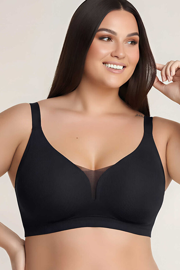Laser Cut Plus Size Bra Br117