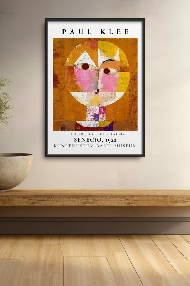 Paul Klee Senecio Painting Framed Poster Modern Art Wall Decor Klee09