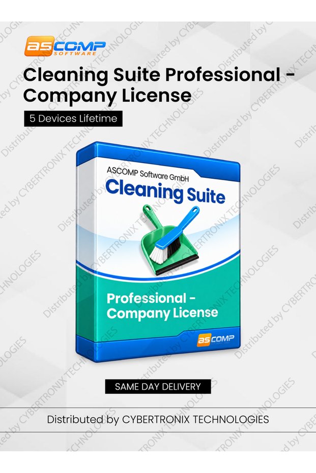 Cleaning Suite Professional Company License | 5 Devices | Lifetime | Digital License | Same Day Delivery