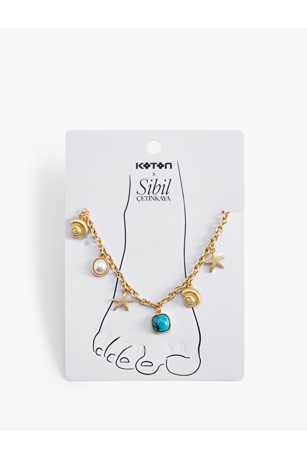Anklet with Shell Detail - X Sibil Çetinkaya