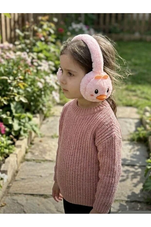 Children's Anti-Cold Winter Plush Ear Muffs with Figures