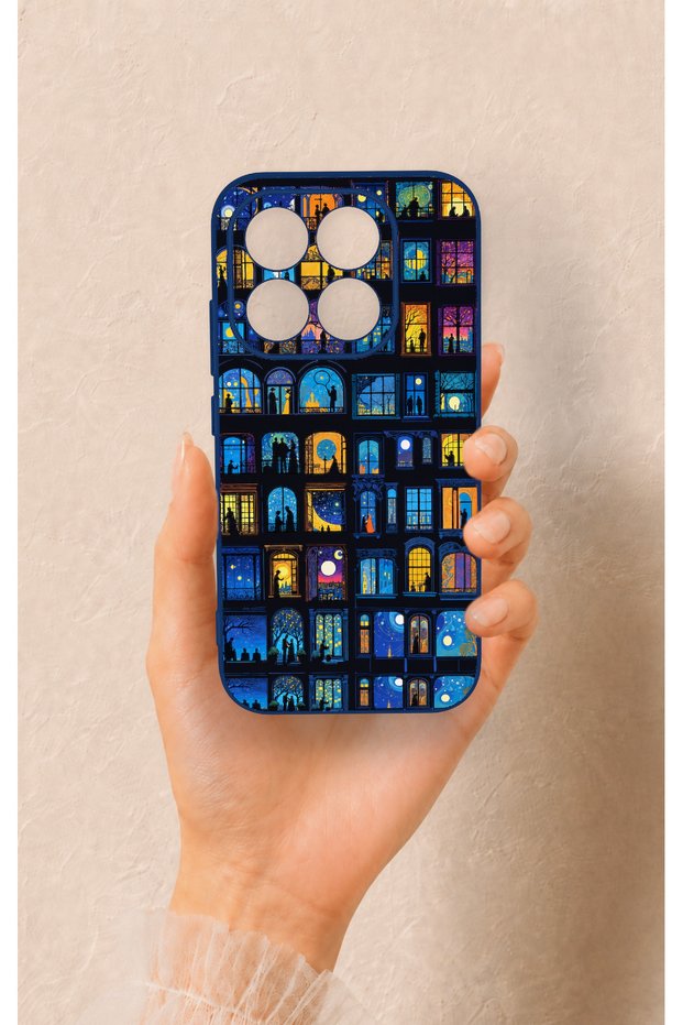 Mi 17 5g Compatible Night City Stories Patterned Silicone Case
