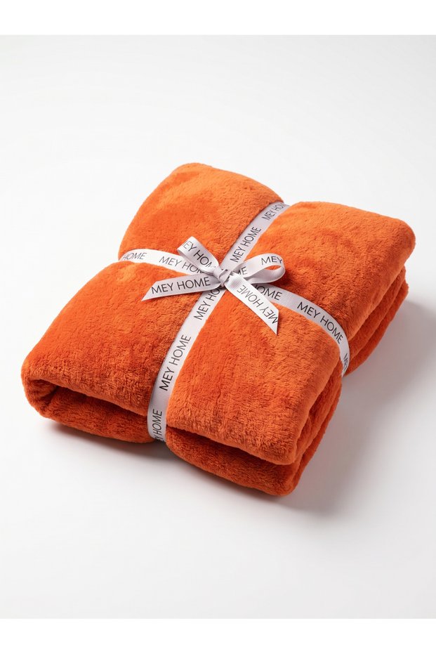 Wellsoft Plush Tv Blanket (150X200 cm) Orange