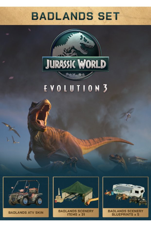 Jurassic World Evolution 3 Setul Badlands Cheie Steam PC