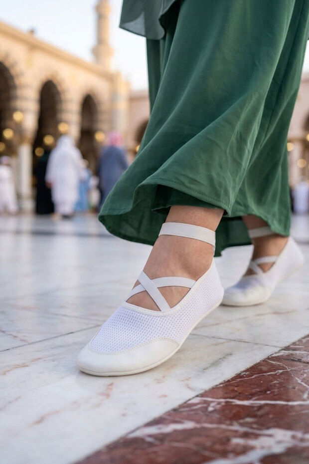 Thick Sole, Full Orthopedic Insole, Elastic Velcro, Easy to Wear, Hajj Umrah Tawaf Boots, Home Boots