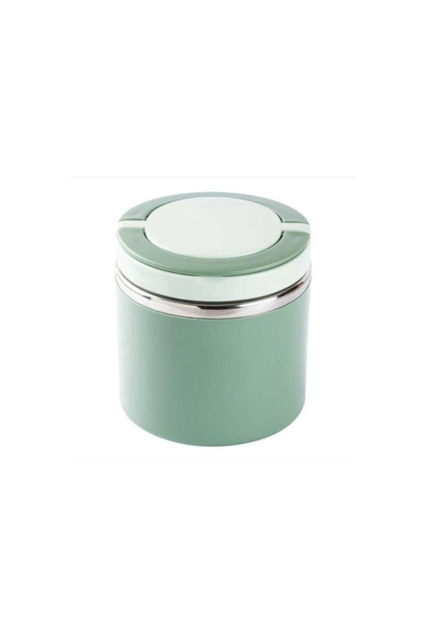 Tantitoni Tedemei Green Stainless Steel Round Food Container 630ml