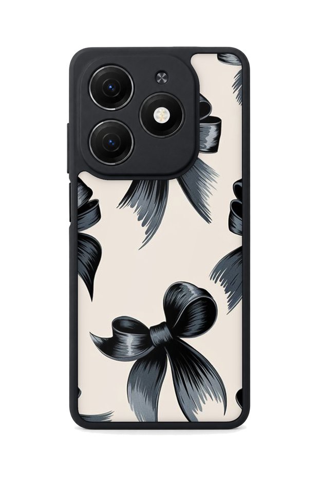 Spark 20 Compatible Printed, Matte Black, Soft Silicone, Protective, Shock Absorbing Cover, Case