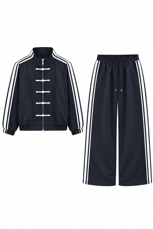 Women's Classic Suit with Stripe Detail